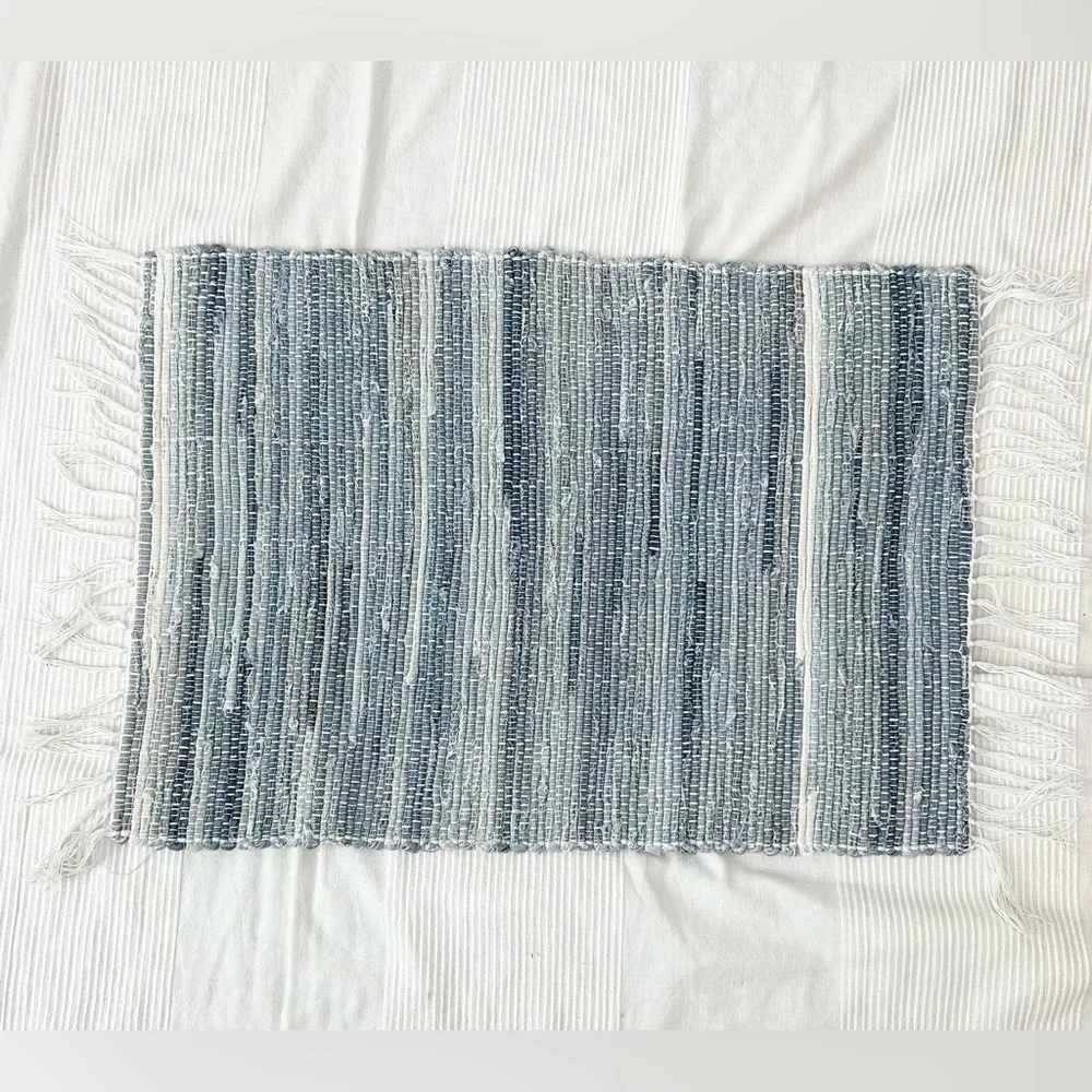 Denim Chindi Style Rug - Picture 2 of 8